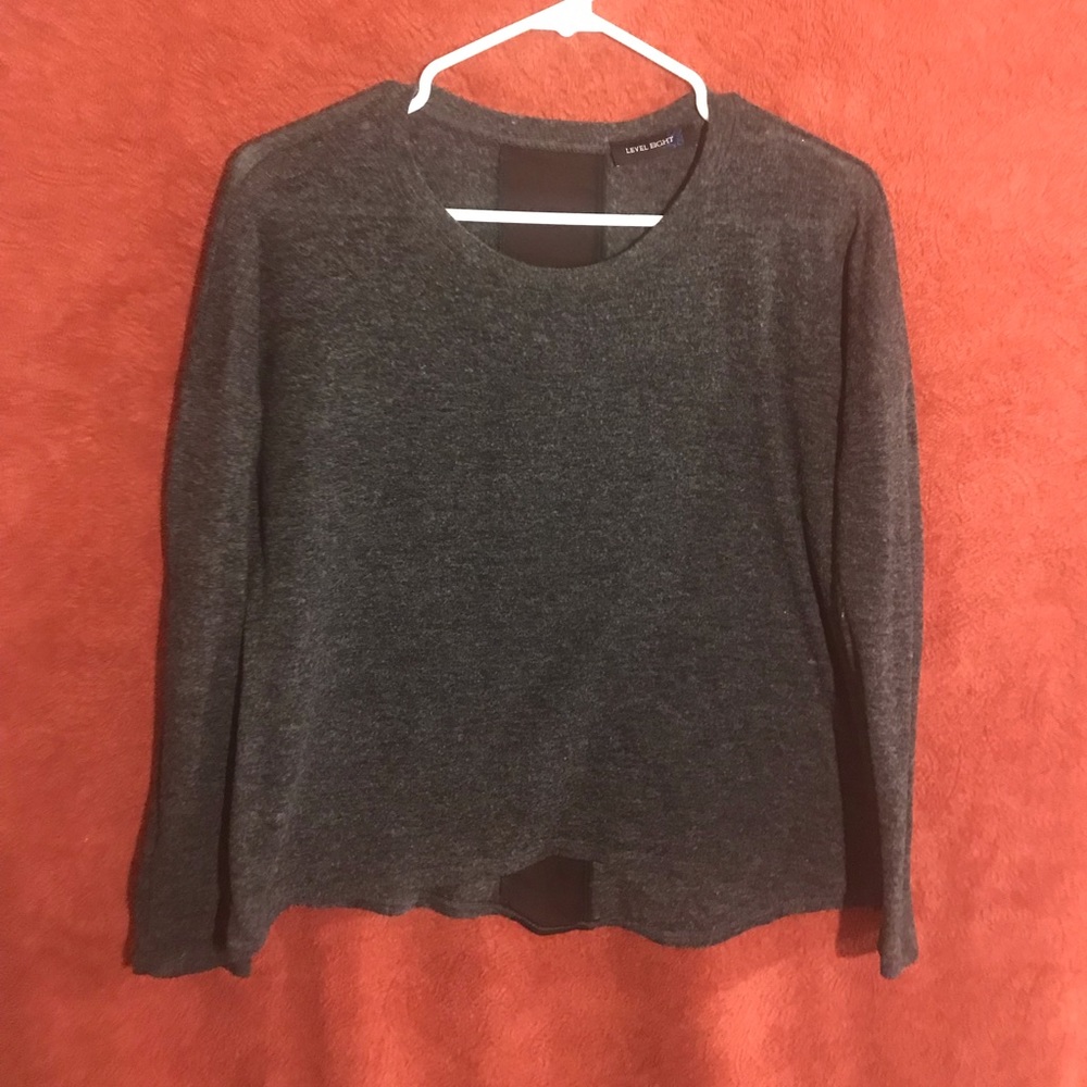 Level Eight Black /Gray Long Sleeve Shirt